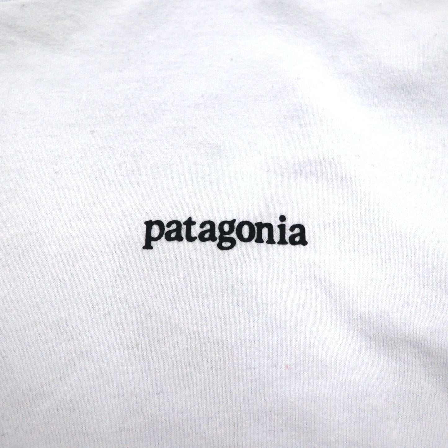 patagonia ロングスリーブ レスポンシビリティー Responsibill-Tee ロンT XXL ホワイト バックロゴプリント