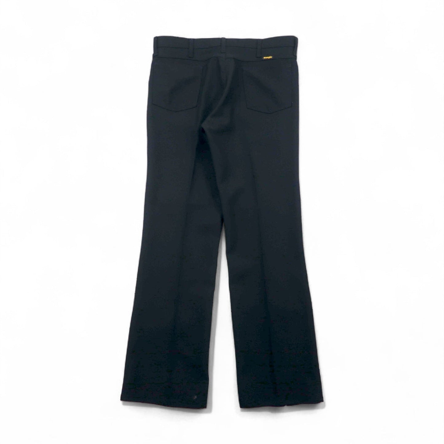 Wrangler 90年代 USA製 ランチャー ドレス ジーンズ デニムパンツ L ブラック ポリエステル 82BK