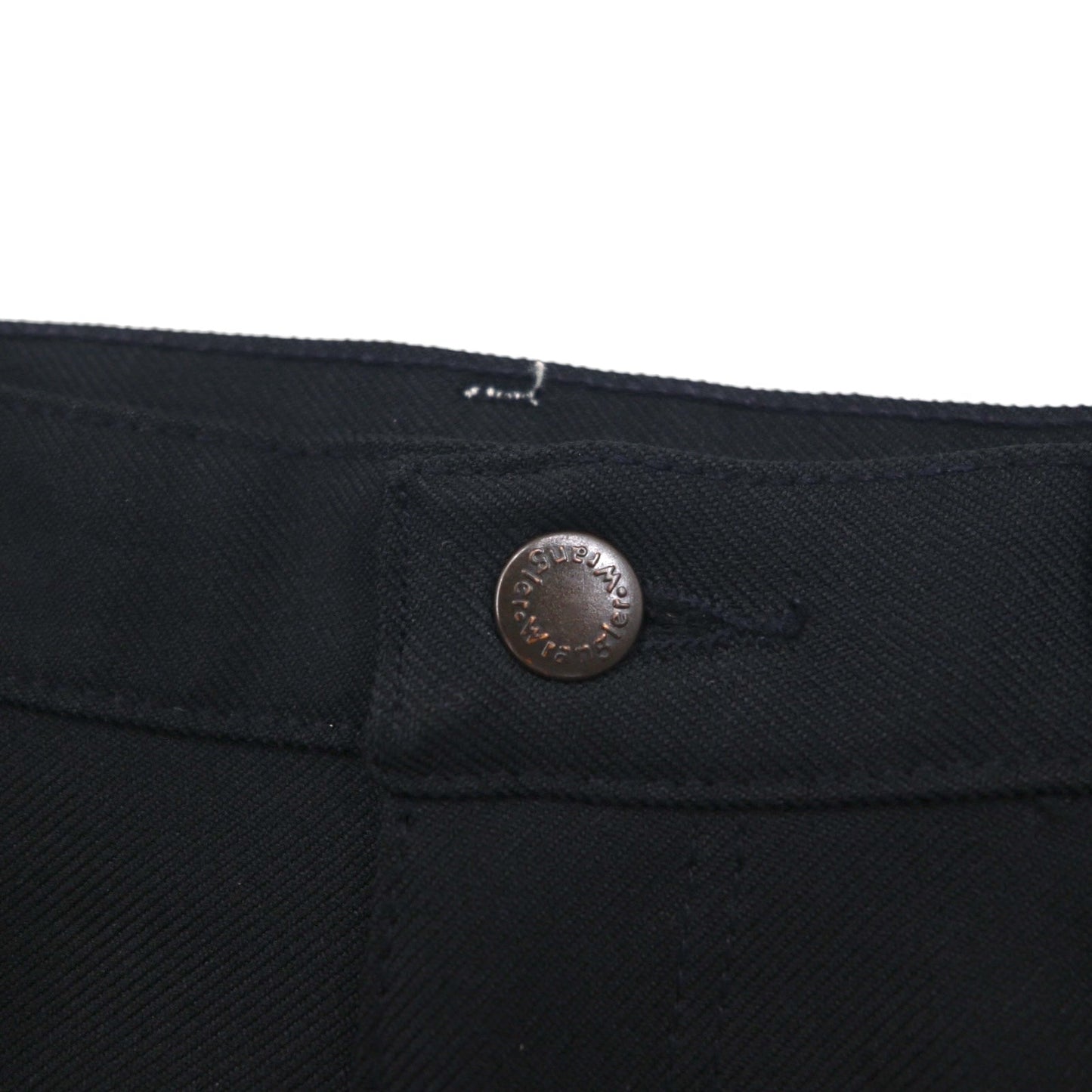 Wrangler 90年代 USA製 ランチャー ドレス ジーンズ デニムパンツ L ブラック ポリエステル 82BK