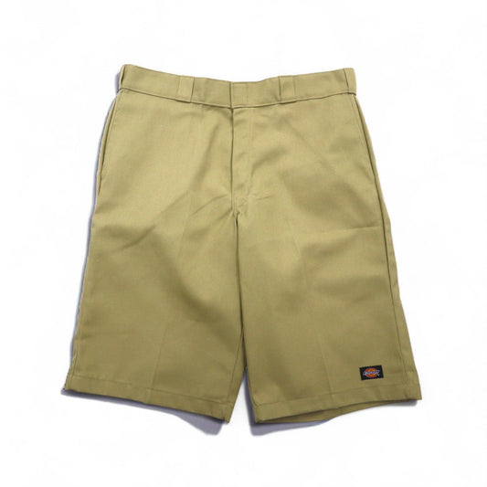 Dickies リラックスフィット RELAXED FIT T/Cツイル ショート ワークパンツ ハーフパンツ L ベージュ WR640 未使用品