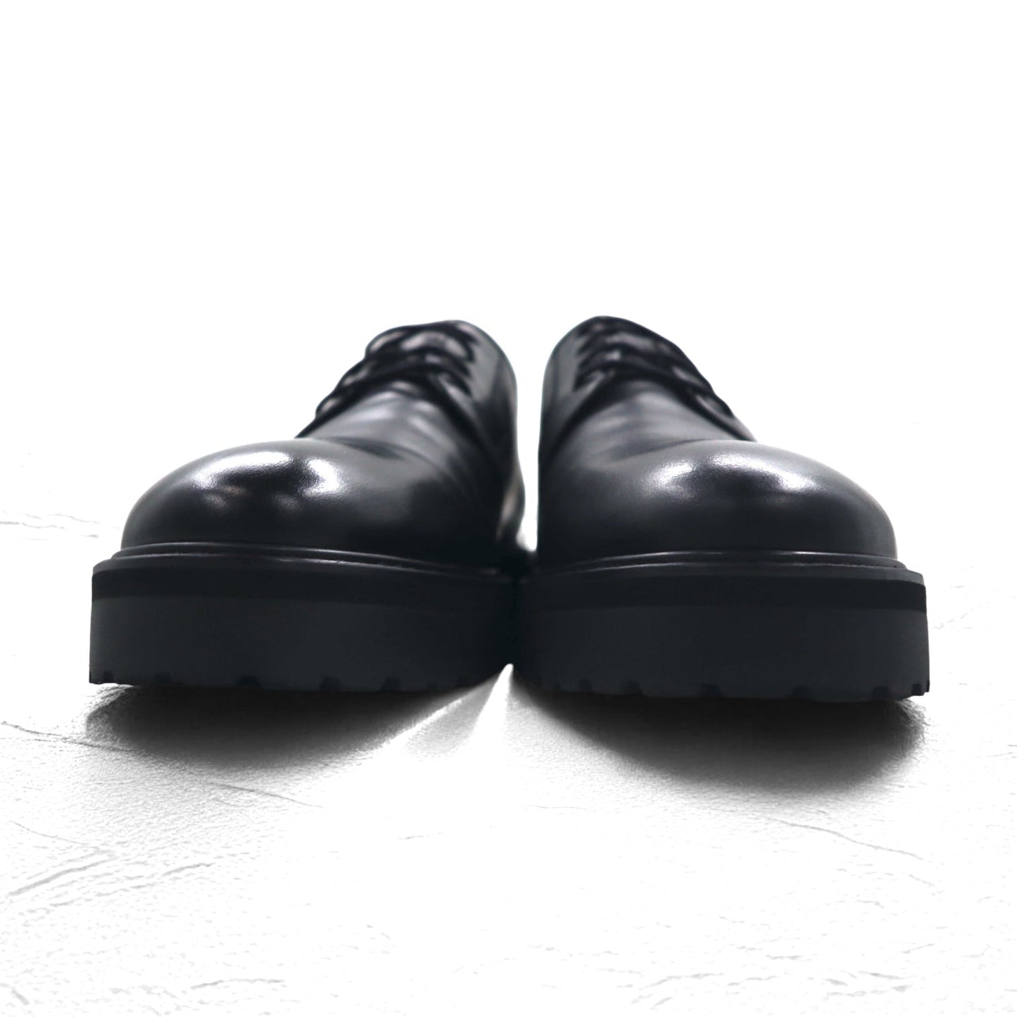 SATURDAYS NYC プレーントゥ ドレスシューズ 28cm ブラック レザー 牛革 Ali Black Shoe M22106AL01