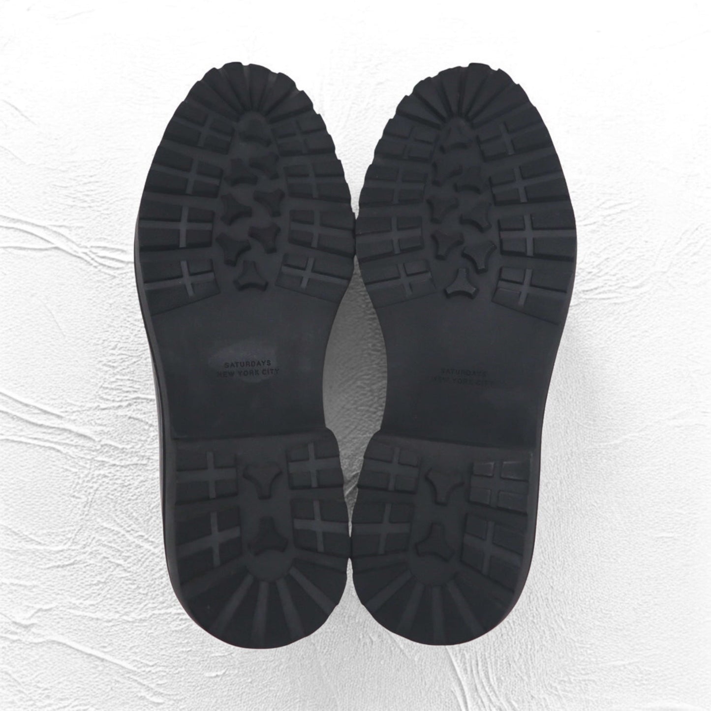 SATURDAYS NYC プレーントゥ ドレスシューズ 28cm ブラック レザー 牛革 Ali Black Shoe M22106AL01