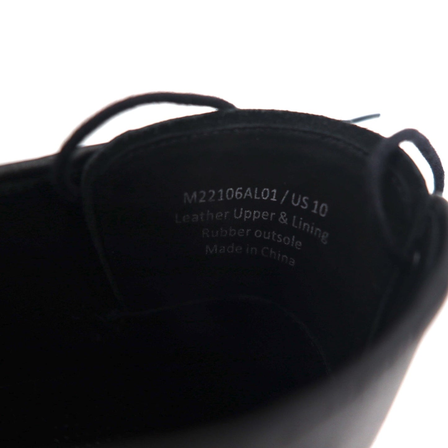 SATURDAYS NYC プレーントゥ ドレスシューズ 28cm ブラック レザー 牛革 Ali Black Shoe M22106AL01