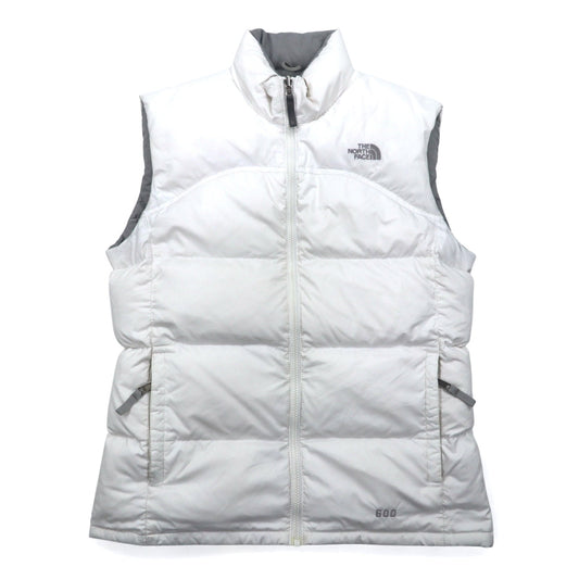 THE NORTH FACE 600フィル ヌプシ NUPTSE ダウンベスト XL ホワイト ポリエステル US規格