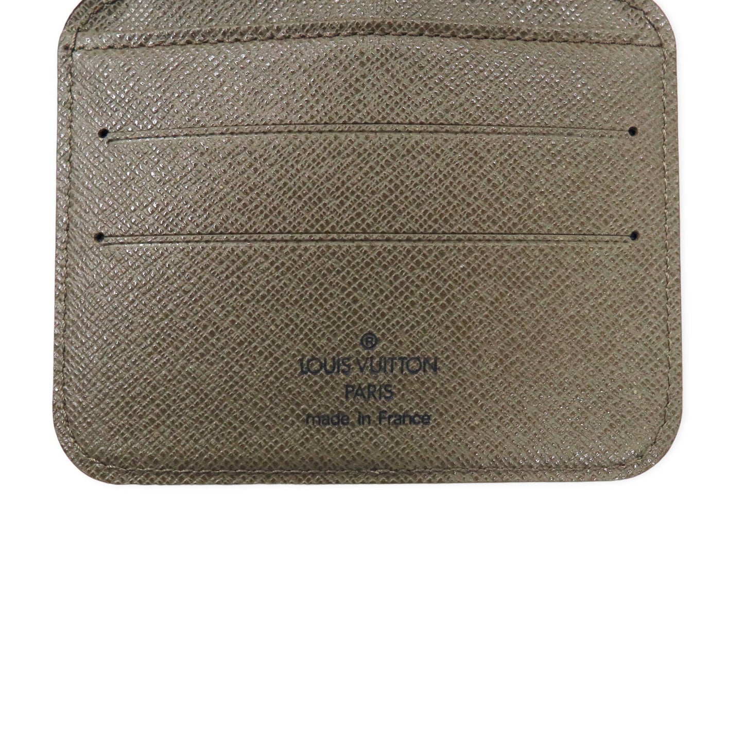 LOUIS VUITTON カードケース パスケース ブラウン レザー マージュ フランス製