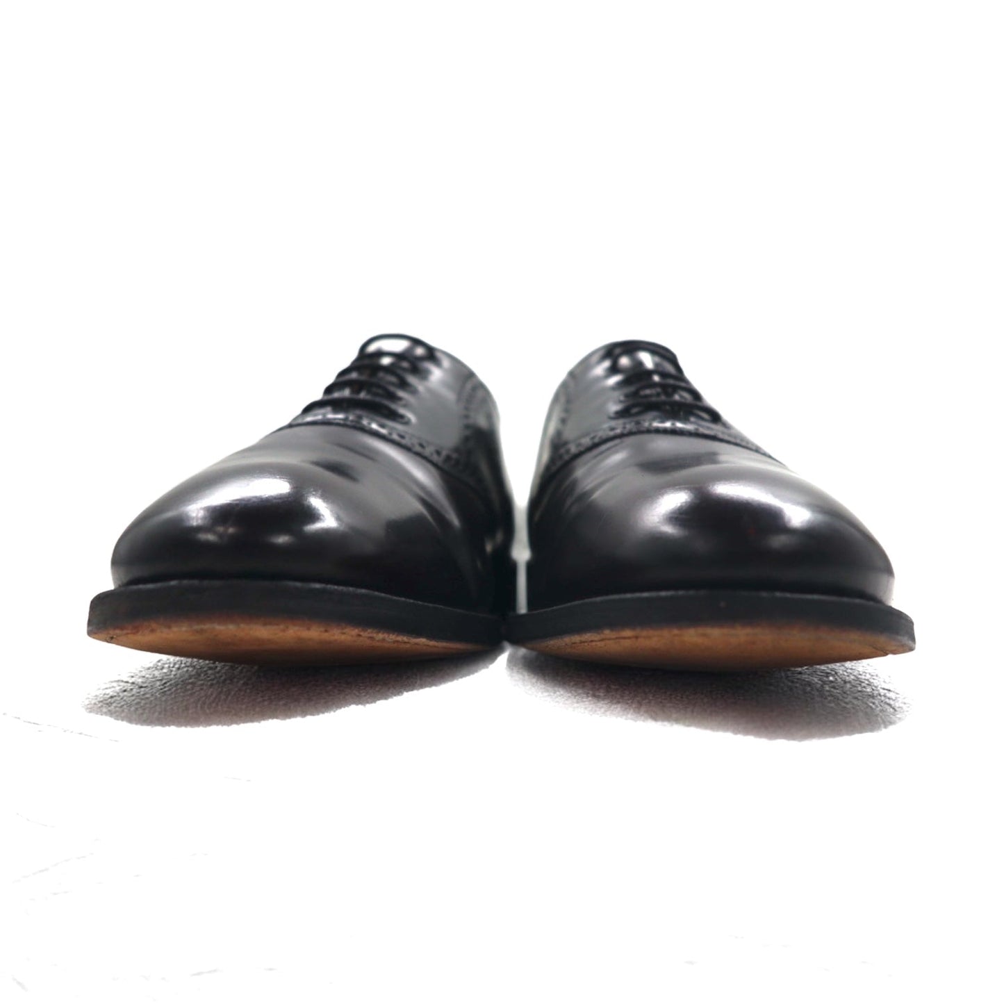 Johnston & Murphy クォーターブローグ ドレスシューズ 28cm ブラック レザー メダリオン 内羽根 93530