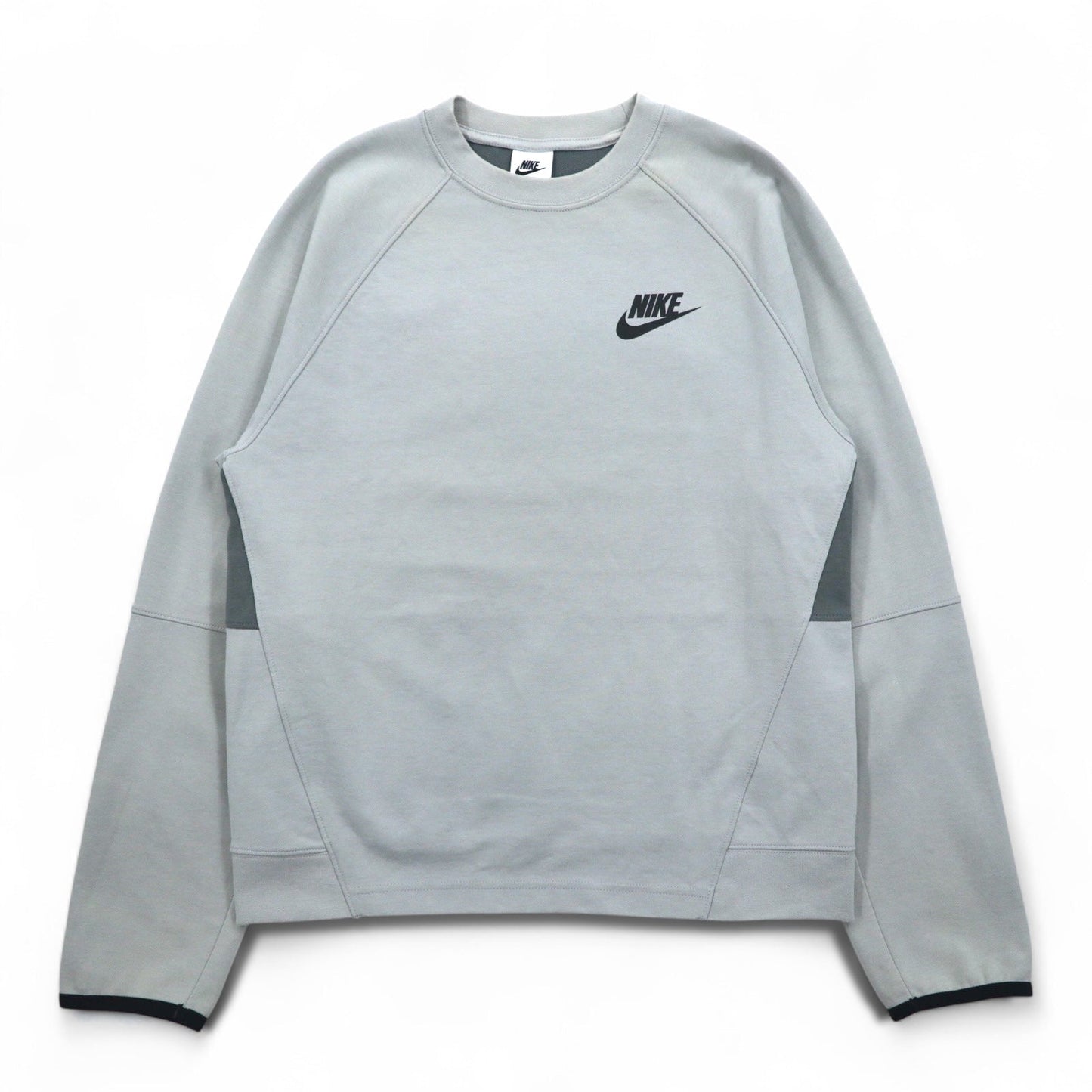 NIKE スウェット NSW TE フリース L/S クルー S グレー コットン スウォッシュ DD5258077