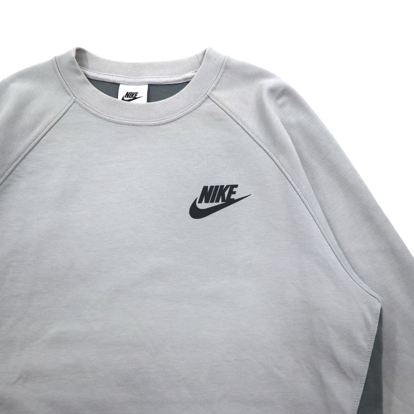 NIKE スウェット NSW TE フリース L/S クルー S グレー コットン スウォッシュ DD5258077