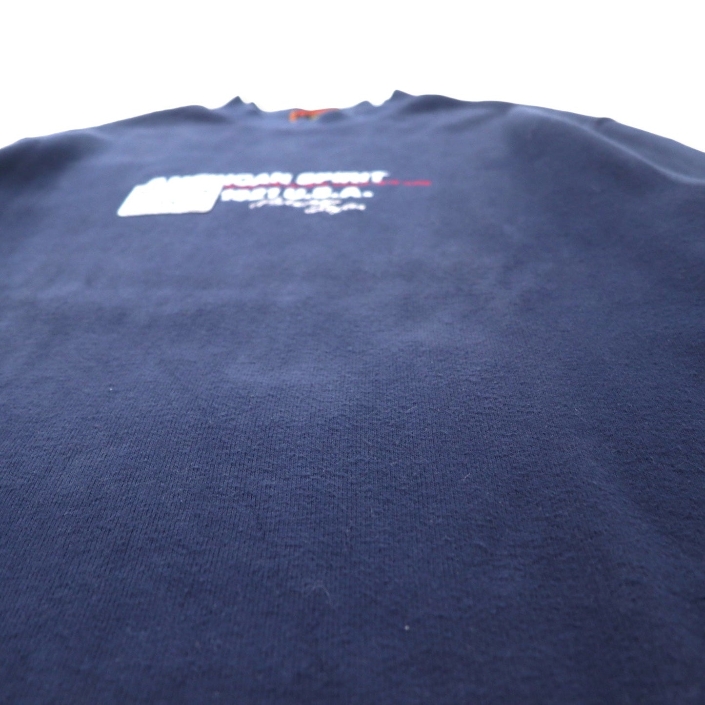 McGREGOR 90年代 クルーネック スウェット 170 ネイビー コットン AMERICAN SPIRIT 刺繍