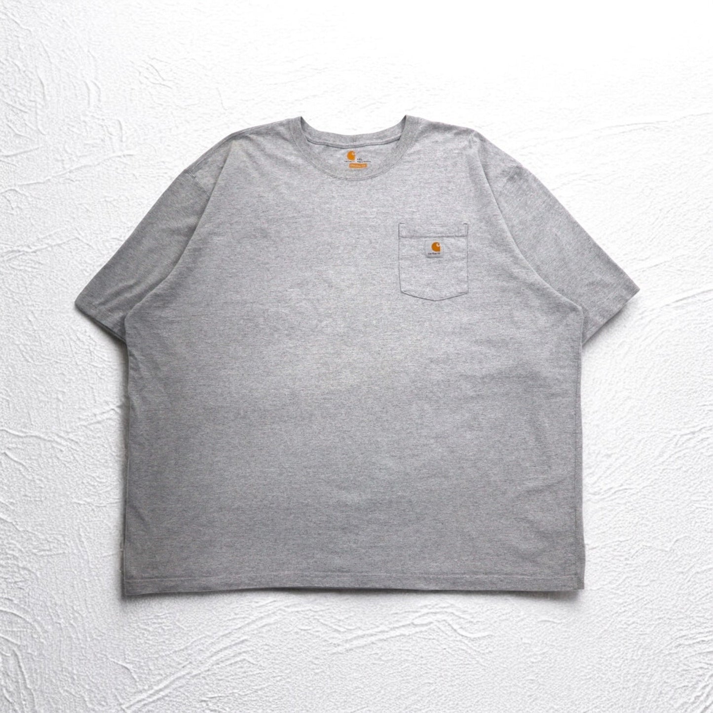 carhartt ビッグサイズ ポケット Tシャツ ポケTee 4XL ORIGINAL FIT グレー ホンジュラス製