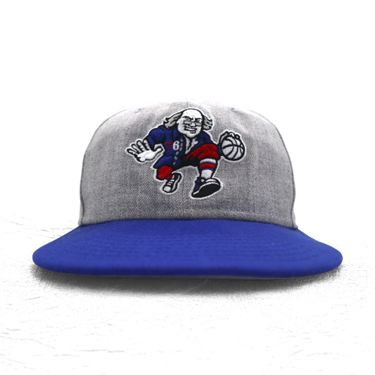 NEW ERA バイカラー スナップバック ベースボールキャップ FREE グレー ブルー NBA PHILADELPHIA 76ERS