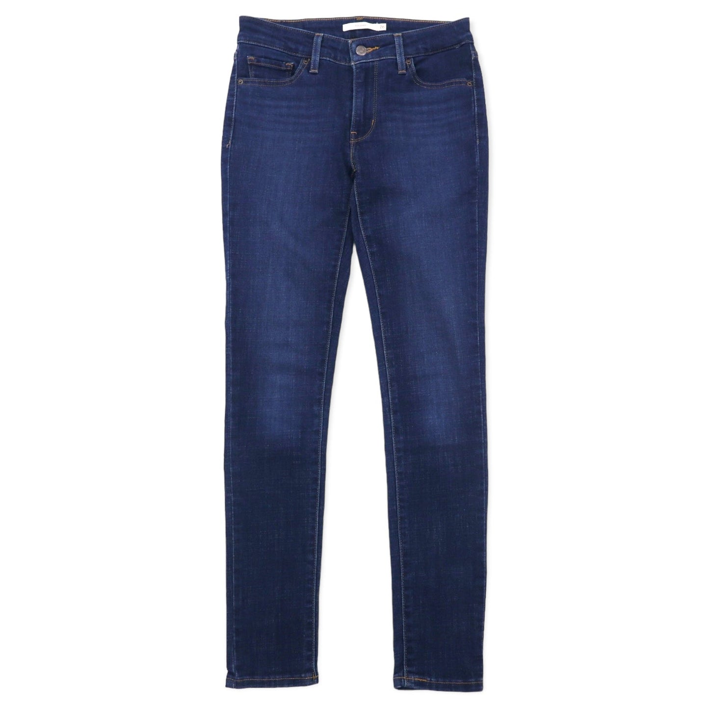 Levi's 711 スキニー デニムパンツ 26 ブルー コットン ストレッチ
