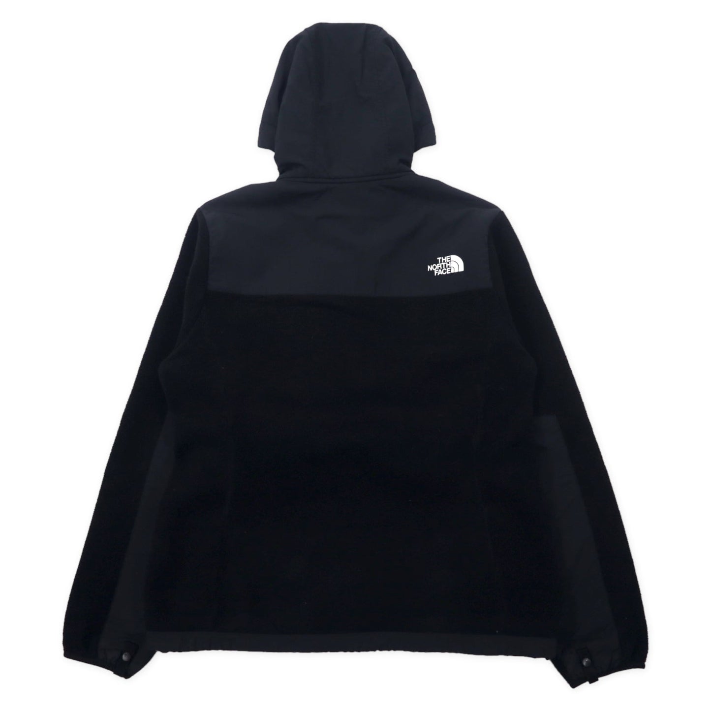 THE NORTH FACE デナリフーディー フリースジャケット M ブラック ポリエステル POLARTEC ロゴ刺繍