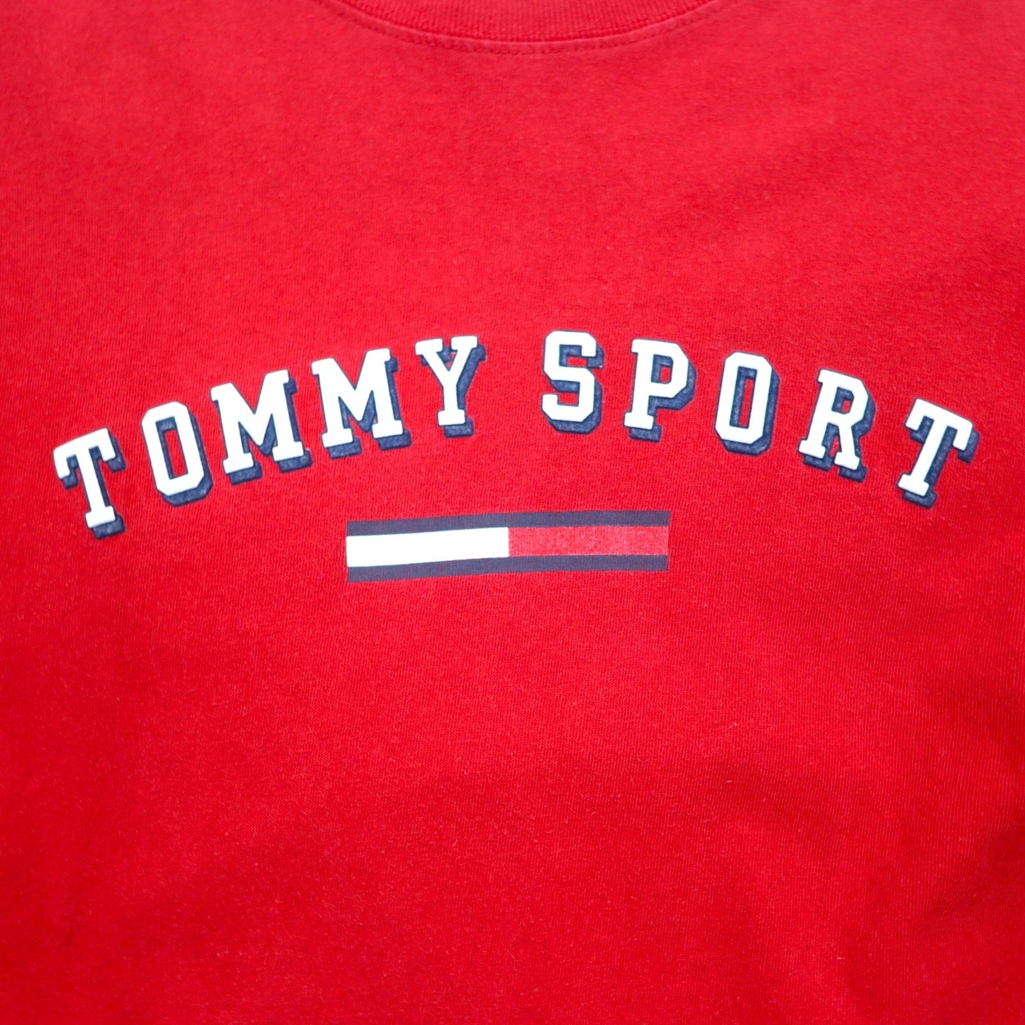 TOMMY JEANS 90年代 ロングスリーブ Tシャツ ロンT S レッド コットン メキシコ製