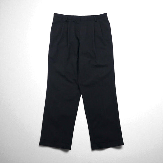DOCKERS ( Levi's ) 00年代 STAIN DEFFENDER 2タック ワイド スラックスパンツ L グレー