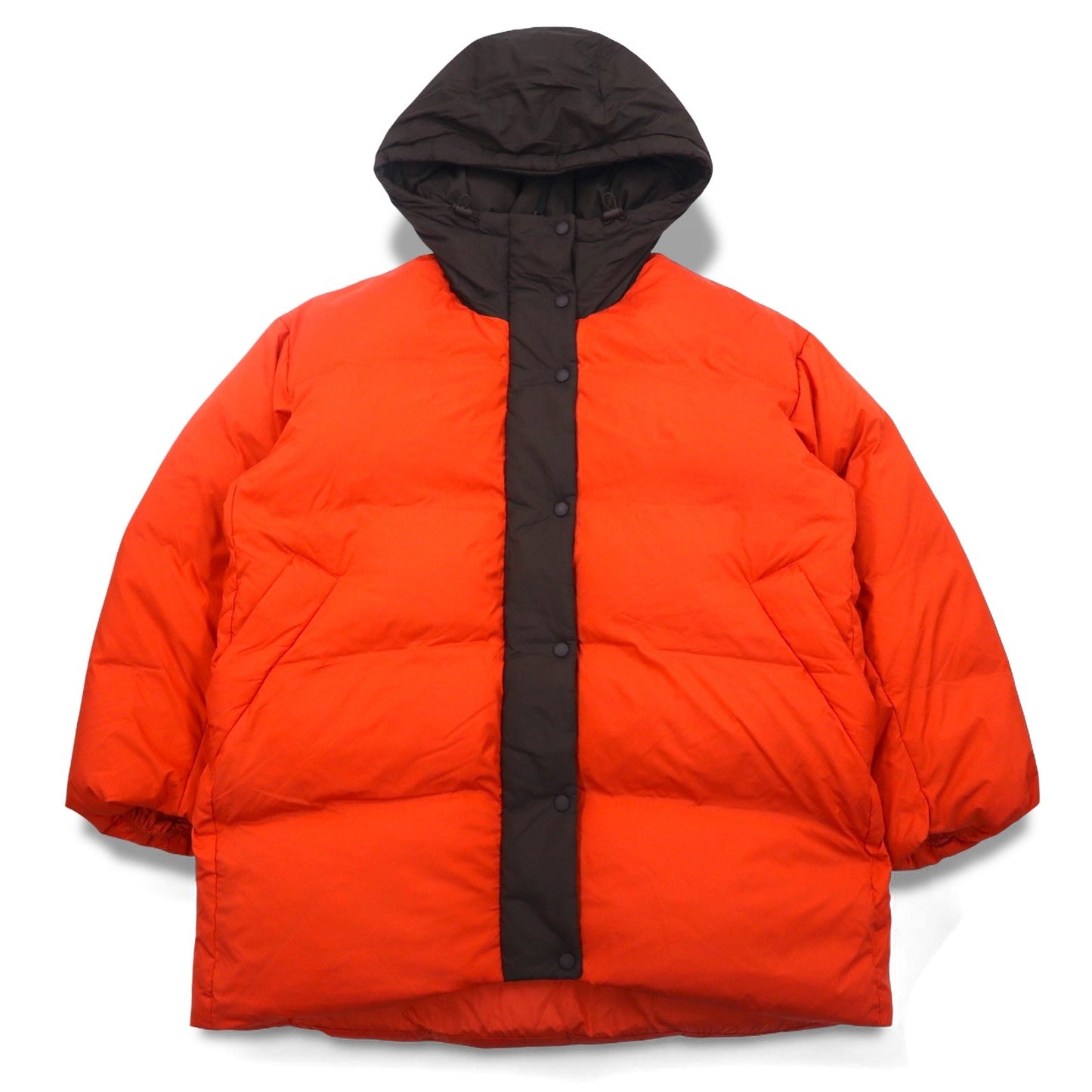 MARNI × UNIQLO オーバーサイズダウンコート L オレンジ ナイロン 22AW