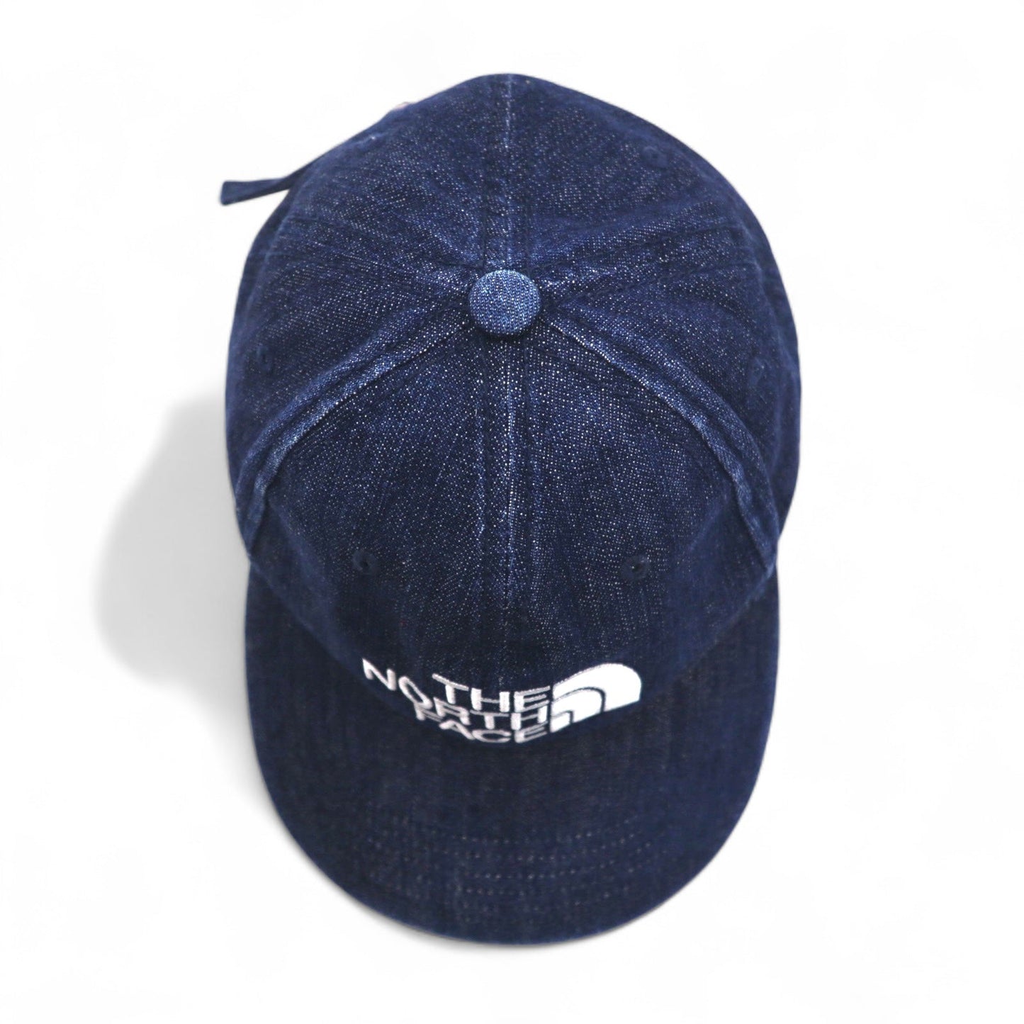 THE NORTH FACE デニムベースボールキャップ FREE インディゴブルー TNFロゴ刺繍 NN01830