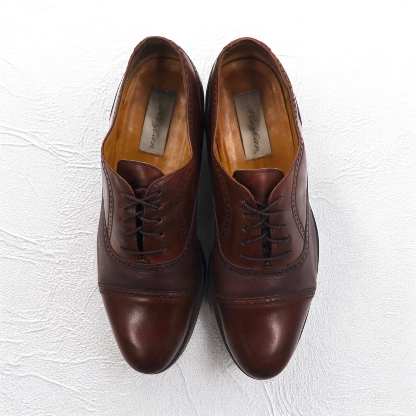 meylan スペイン製 ストレートチップ ドレスシューズ 28.5cm クォーターブローグ メダリオン FLORENCE