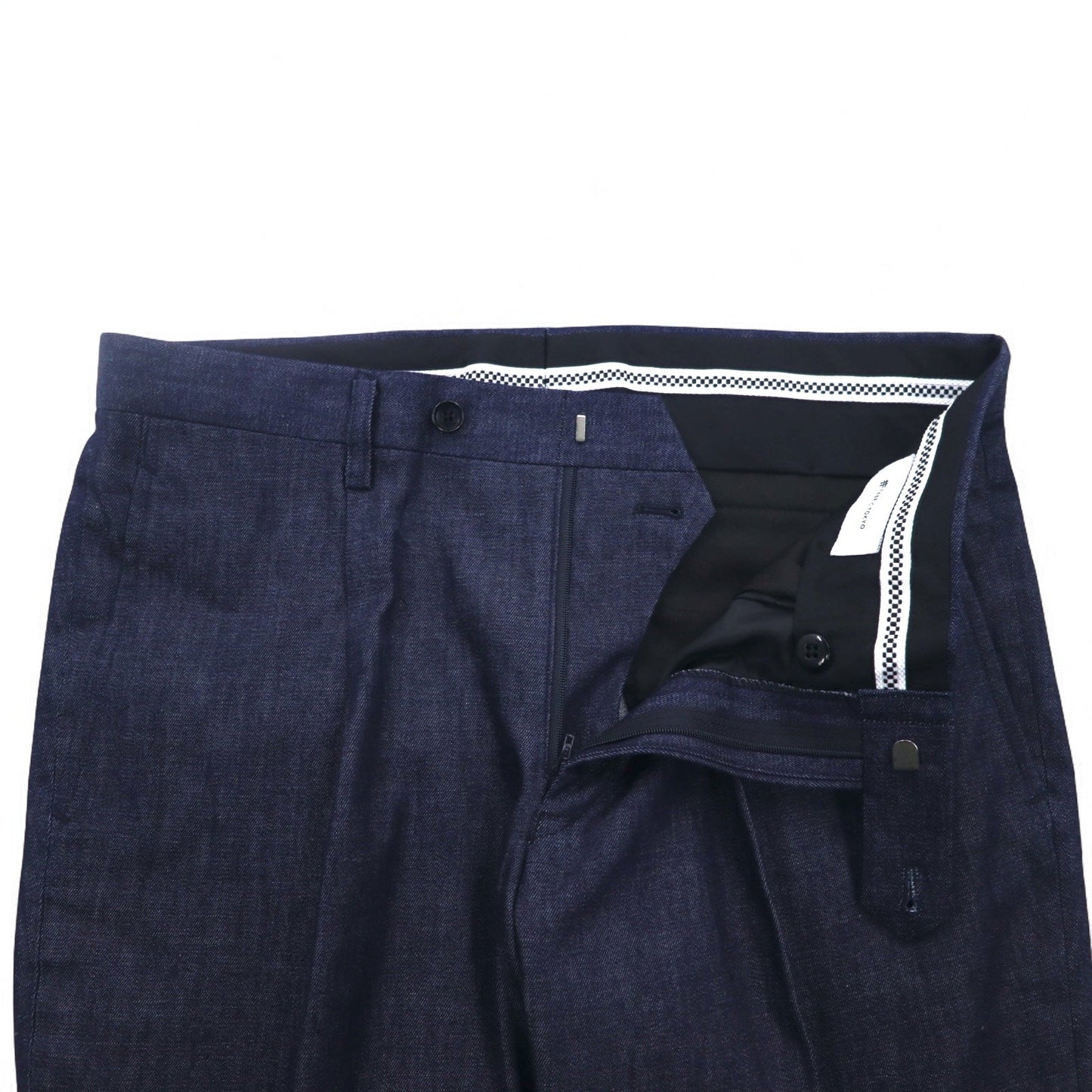 FABRIC TOKYO デニム 3B スーツ セットアップ L インディゴ ブルー コットン 日本製