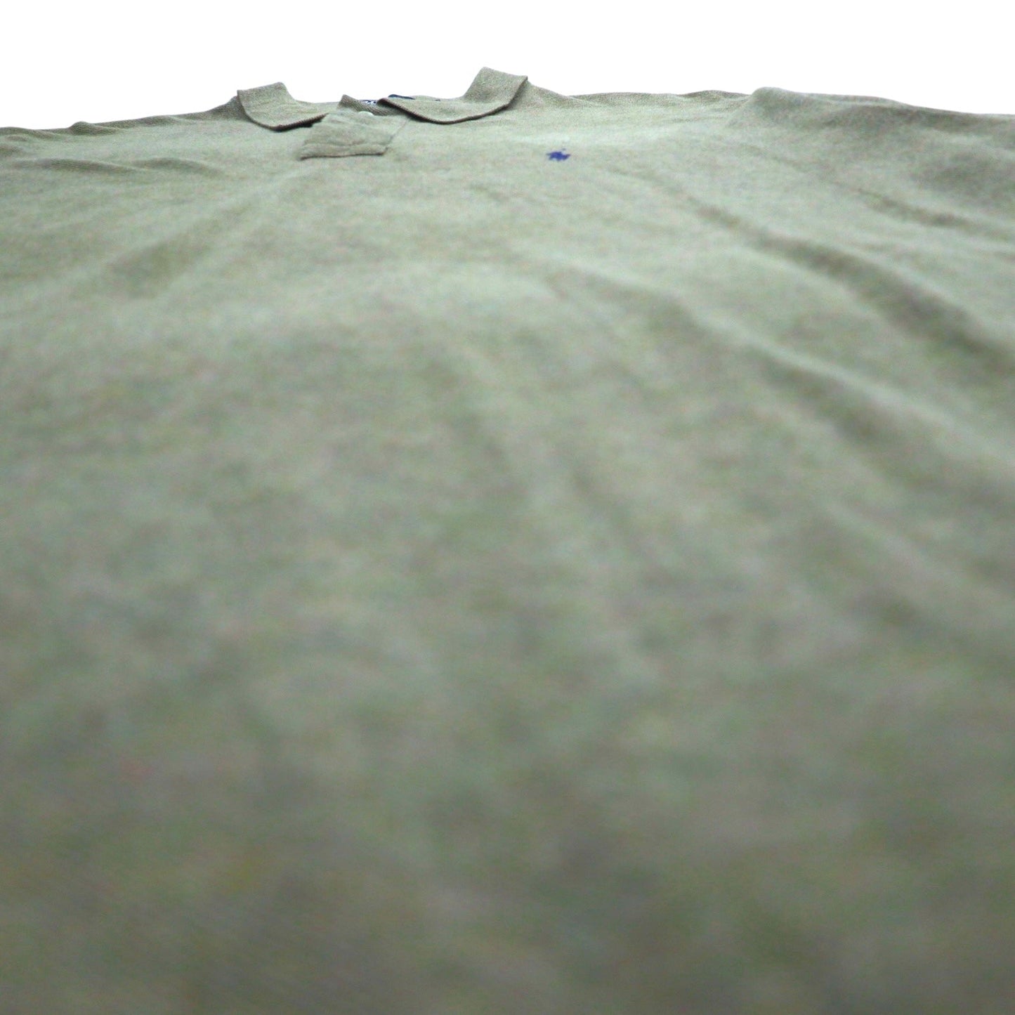 Polo by Ralph Lauren 90年代 ポロシャツ L カーキ コットン 鹿の子 スモールポニー刺繍