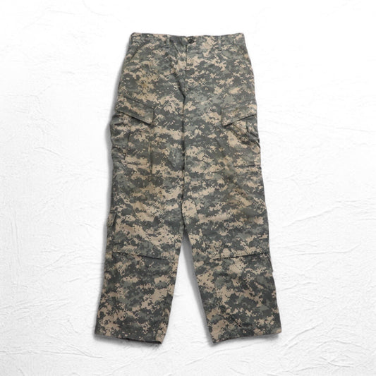US ARMY 米軍 WOOLRICH INC. 00年代 ミリタリー デジカモ カーゴパンツ M カーキ 8415-01-519-8429
