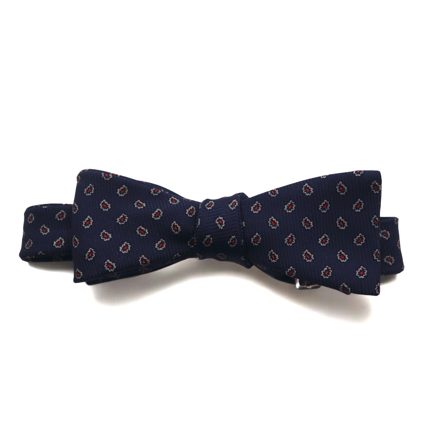 Polo by Ralph Lauren 蝶ネクタイ ネイビー シルク 小紋 ペイズリー 総柄