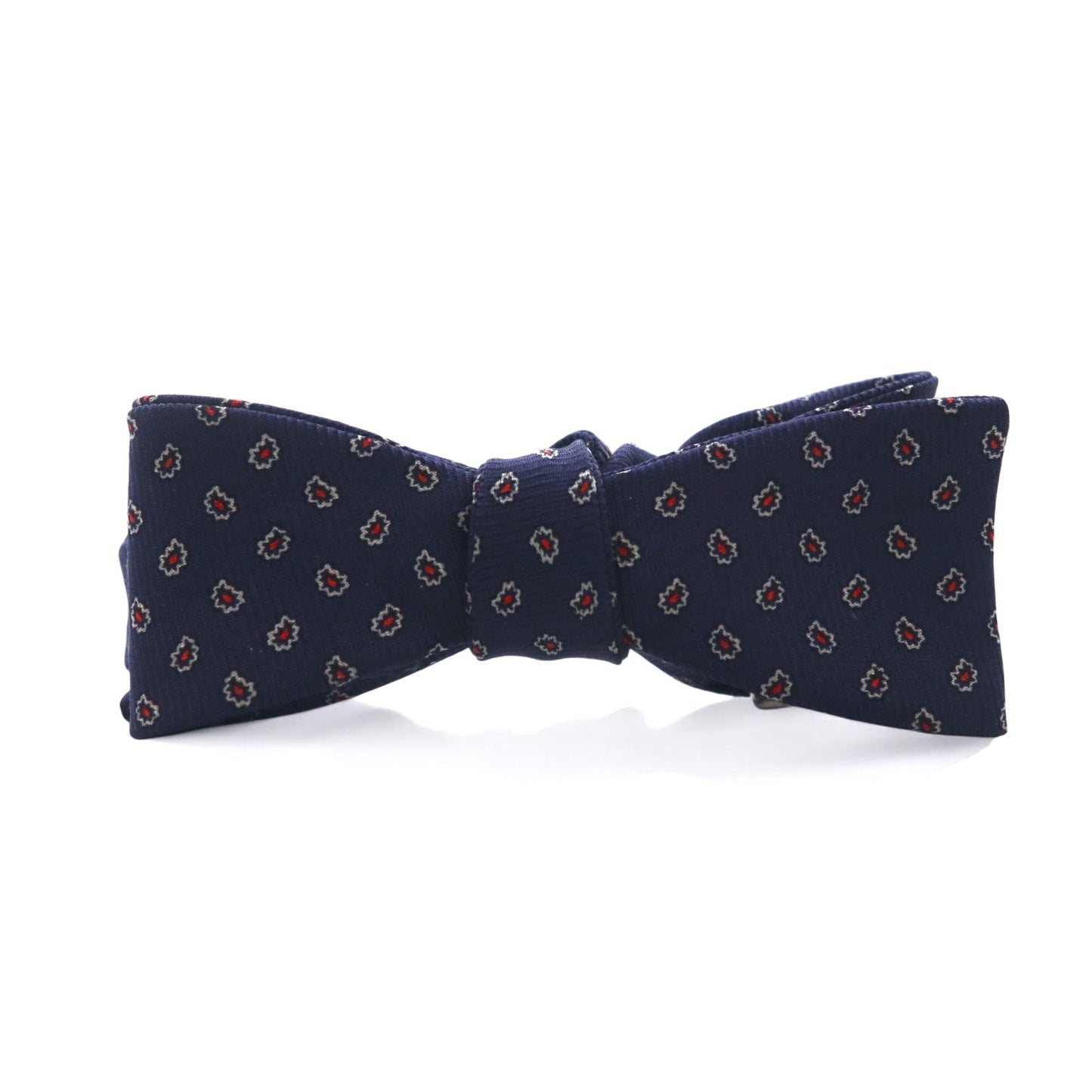 Polo by Ralph Lauren 蝶ネクタイ ネイビー シルク 小紋 ペイズリー 総柄