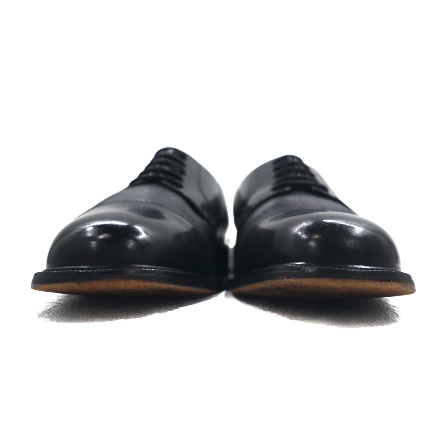 FLORSHEIM キャップトゥ ドレスシューズ 27cm ブラック レザー コンビネーション 18150 01 ブラジル製