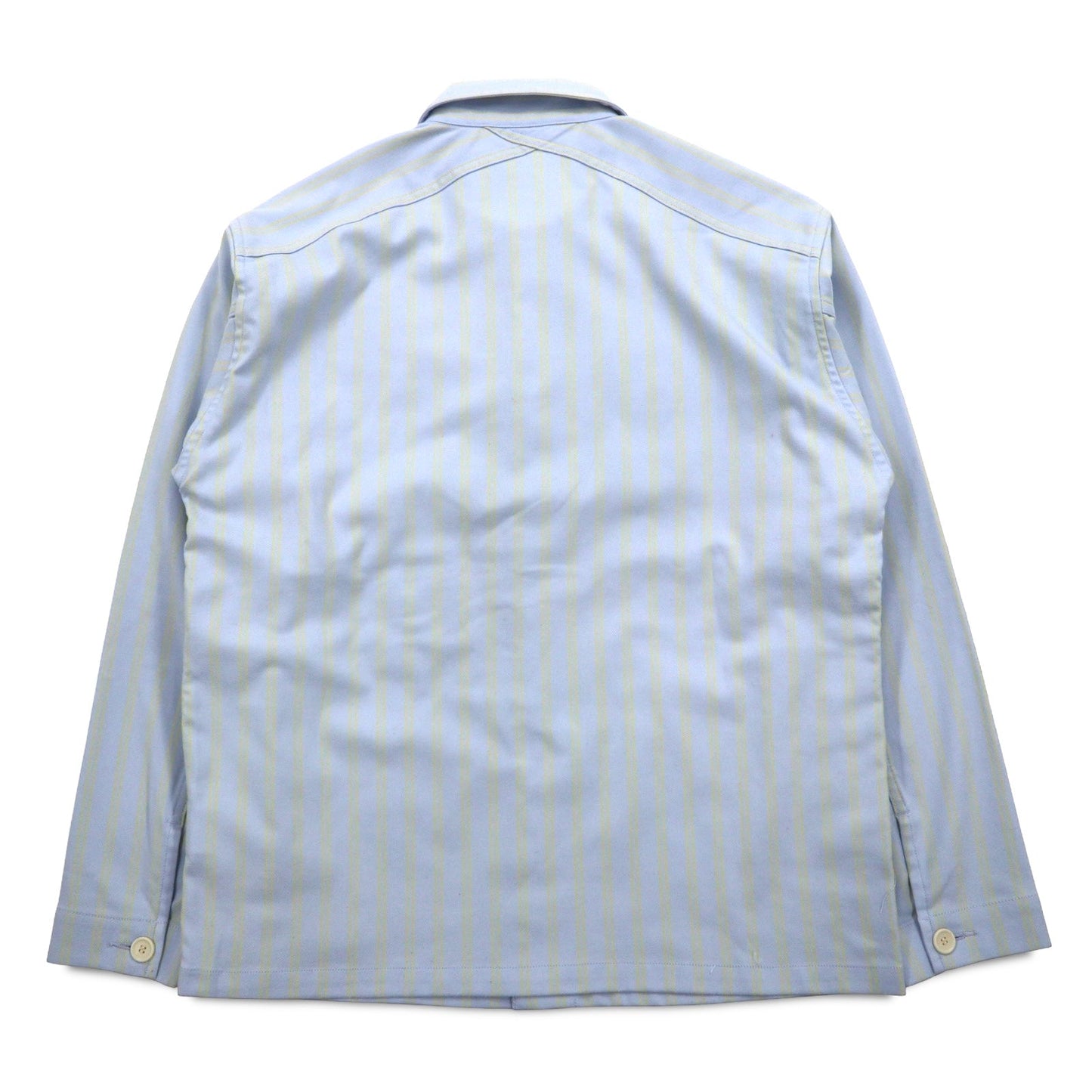 JOURNAL STANDARD カバーオール L ブルー ストライプ ストレッチ 日本製