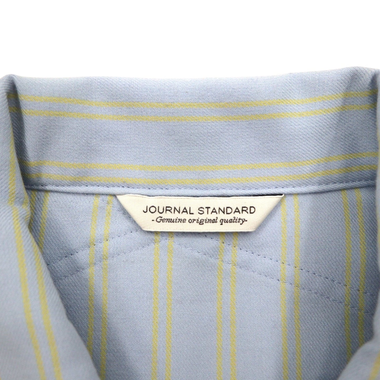 JOURNAL STANDARD カバーオール L ブルー ストライプ ストレッチ 日本製