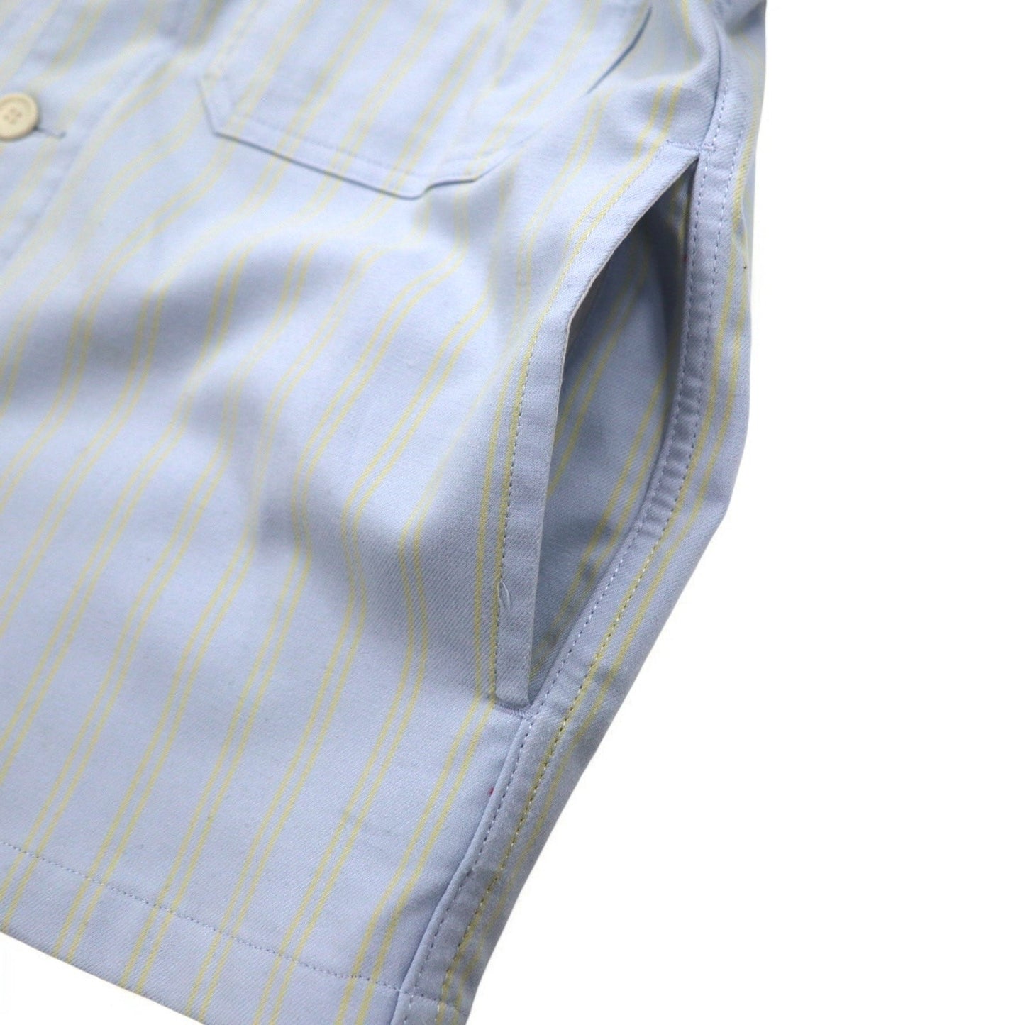 JOURNAL STANDARD カバーオール L ブルー ストライプ ストレッチ 日本製