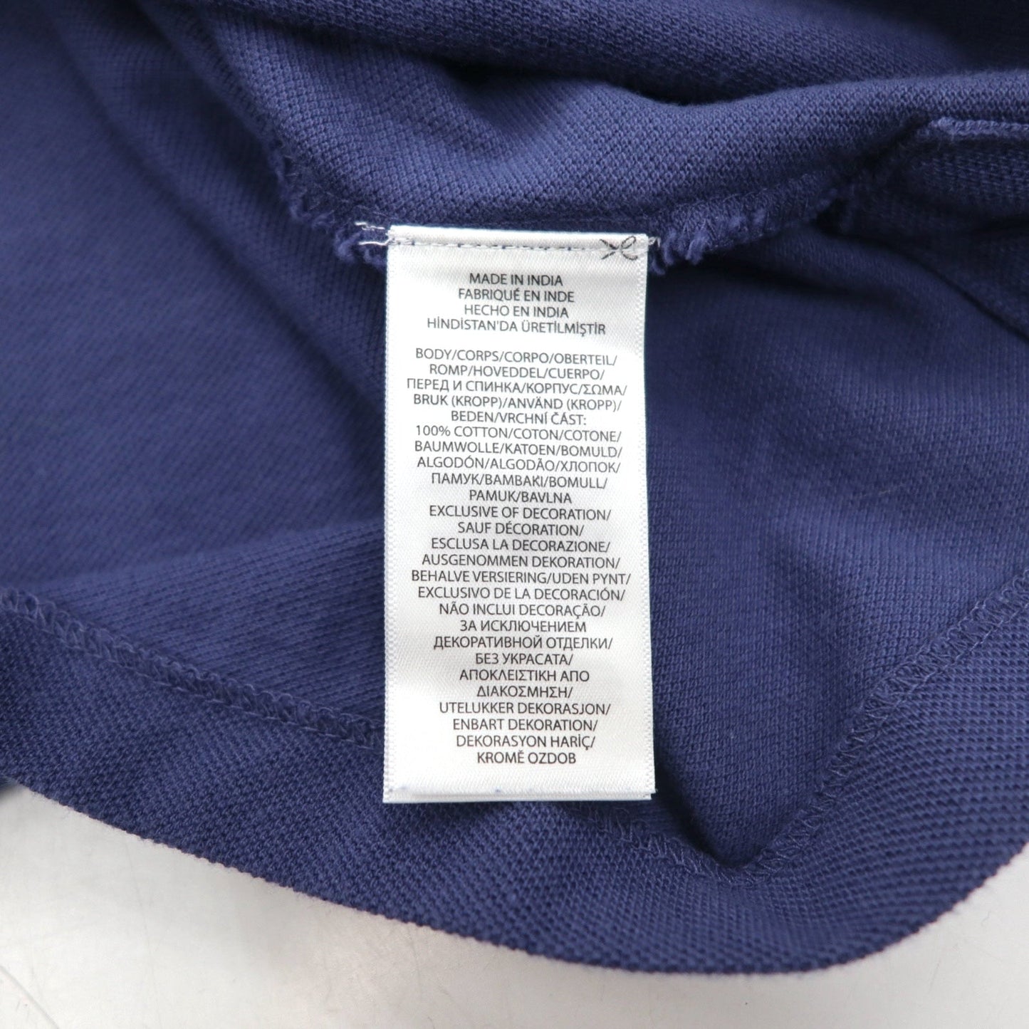 POLO RALPH LAUREN ボーダー ポロシャツ M ネイビー コットン 鹿の子 スモールポニー刺繍