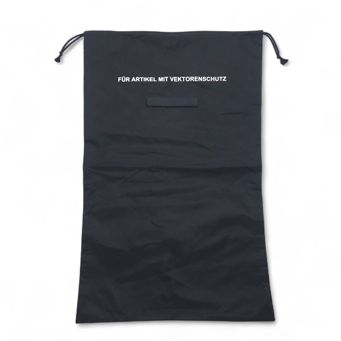 German Military ドイツ軍 巾着 ランドリーバッグ ブラック ポリエステル ステンシル デッドストック 未使用品