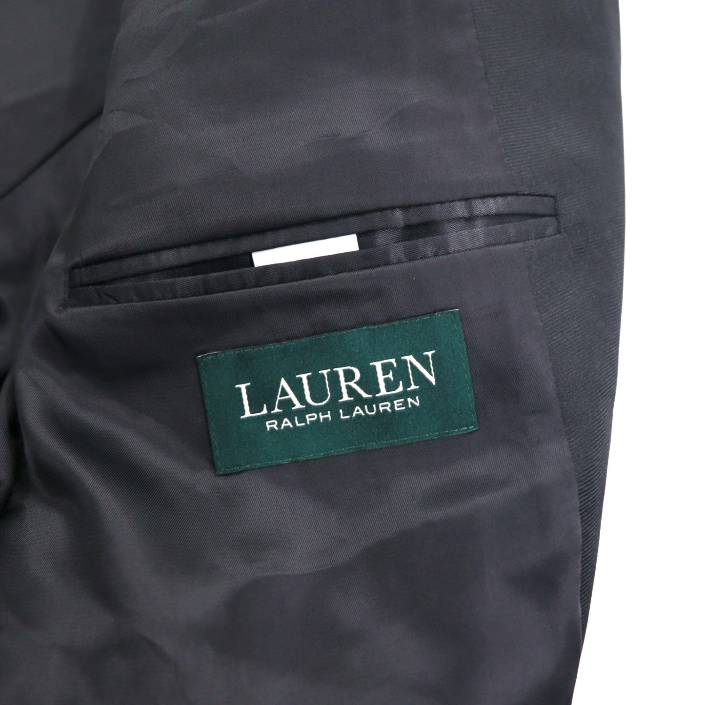 LAUREN RALPH LAUREN 花柄 2B イブニング ドレス ジャケット スーツ XL ブラック 未使用品