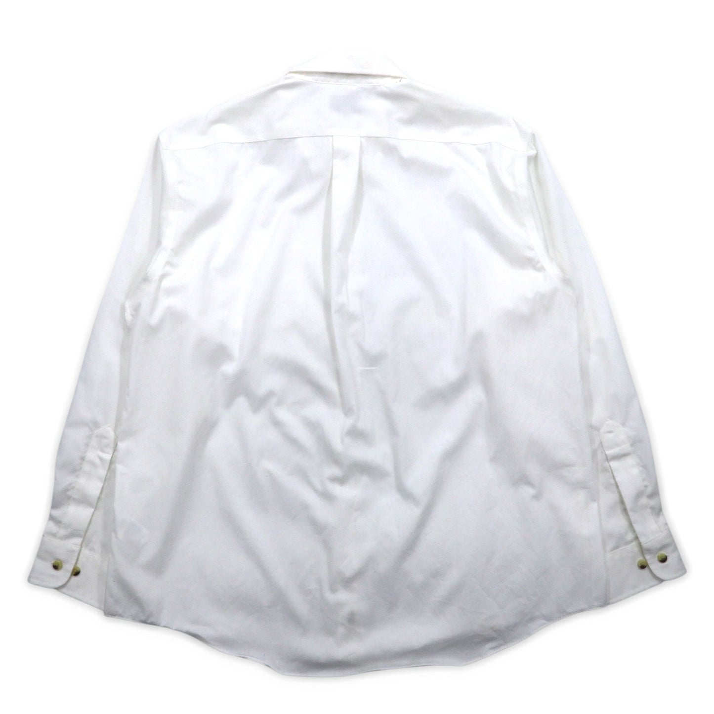 L.L.Bean オックスフォード ボタンダウンシャツ L ホワイト コットン WRINKLE RESISTANT 防シワ加工 スリランカ製