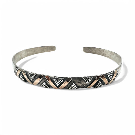 Indian Jewelry Silver Bracelet ナバホ族 インディアンジュエリー バングル シルバー 925