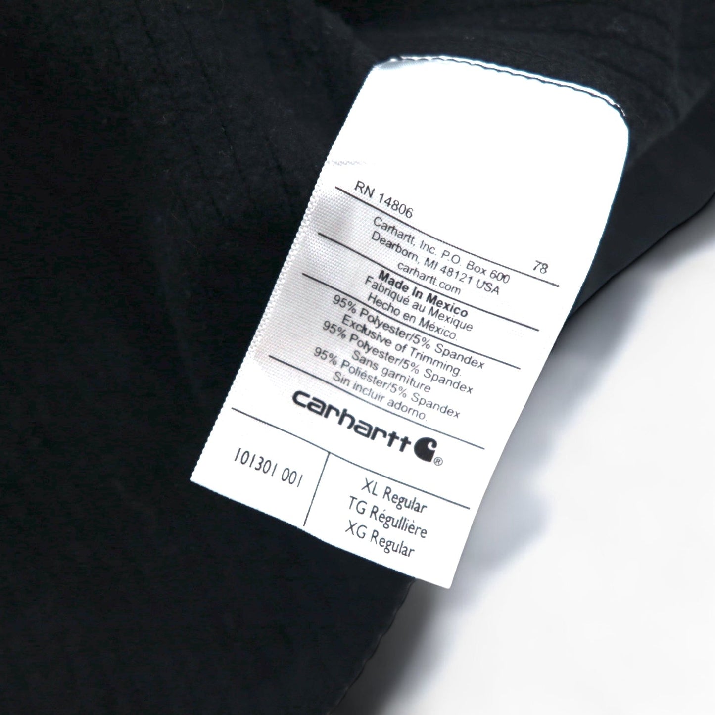 carhartt ハーフジップ スウェット XL ブラック Base Force Super-Cold Weather Quarter-Zip Top 101301 メキシコ製