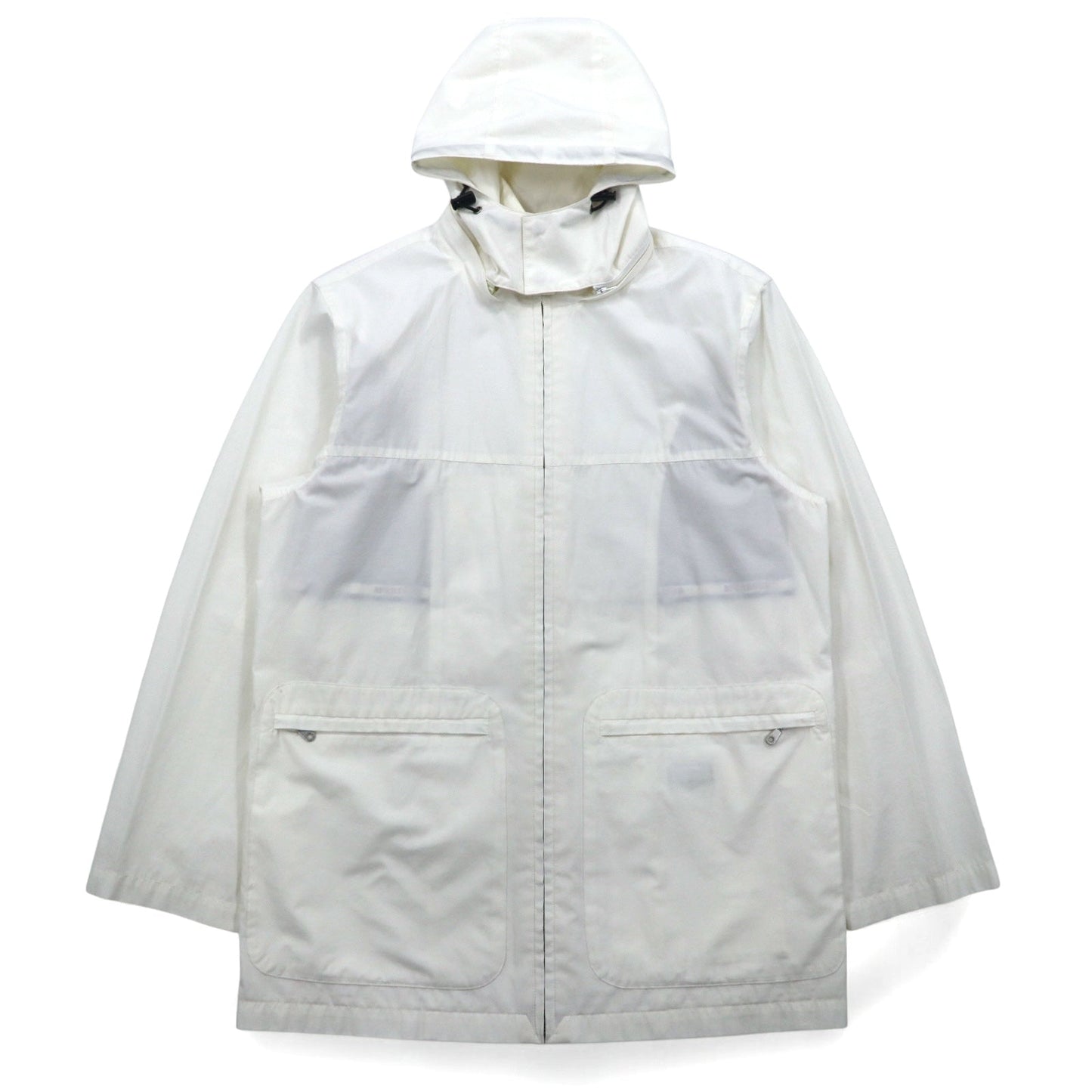 McGREGOR 90年代 フード着脱式 マウンテンパーカー M ホワイト コットン ポリエステル 日本製