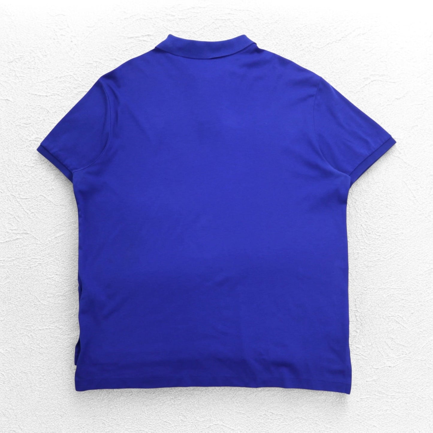 POLO RALPH LAUREN ピマ ソフトタッチ ポロシャツ XL ブルー コットン スモールポニー刺繍
