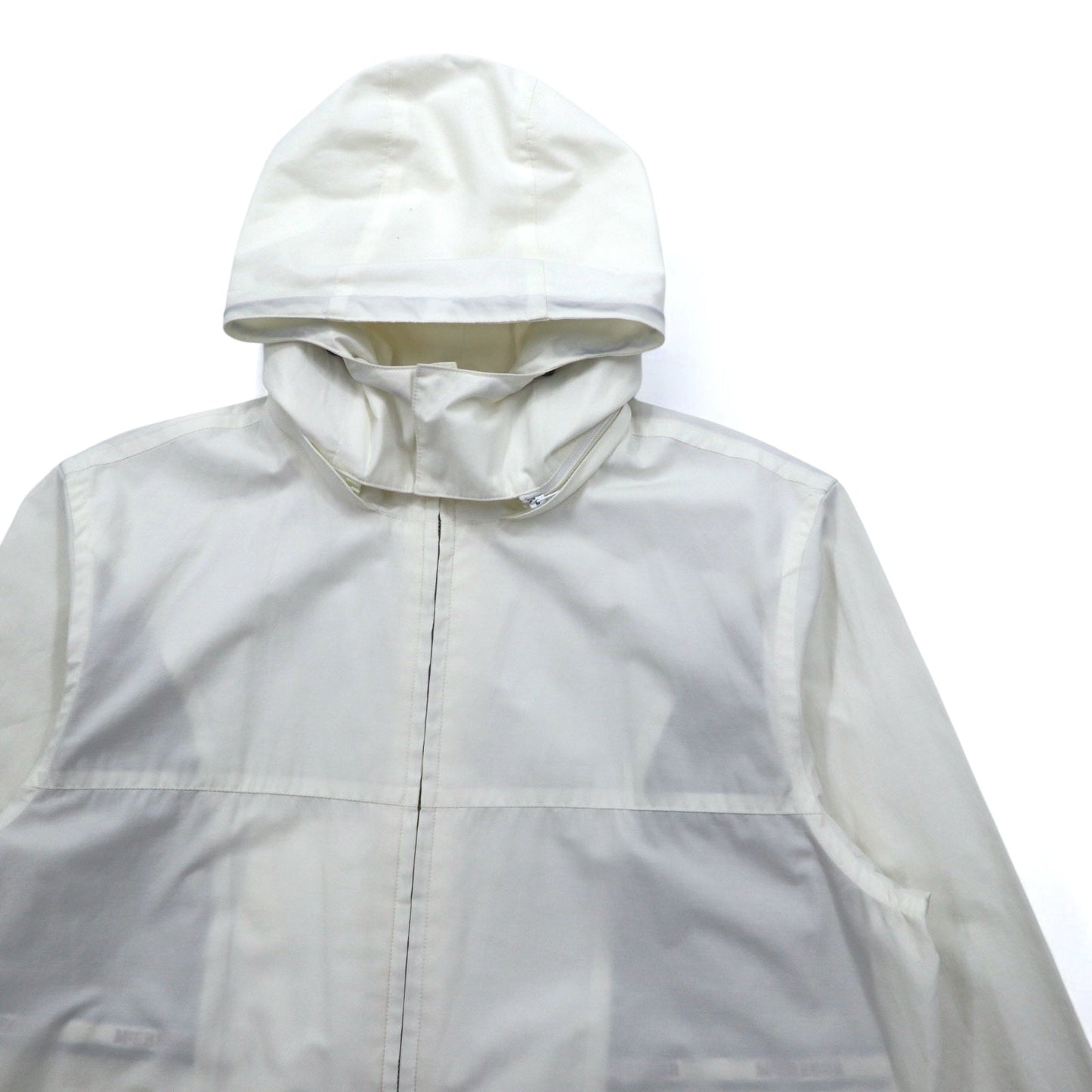 McGREGOR 90年代 フード着脱式 マウンテンパーカー M ホワイト コットン ポリエステル 日本製
