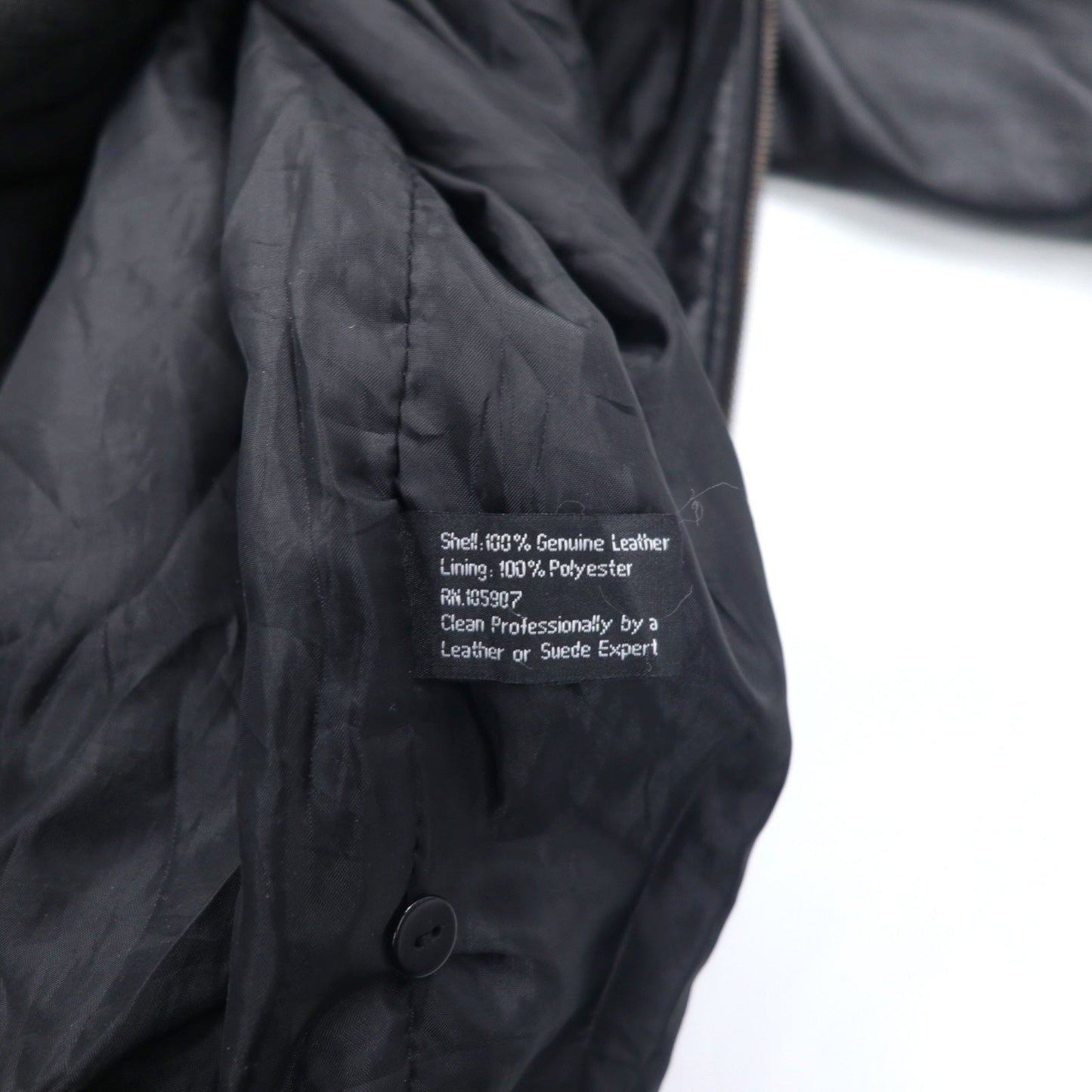 U.S.A. LEATHER 90年代 レザージャケット XL ブラック ライナー着脱式 entec US企業 刺繍 ジップアップ