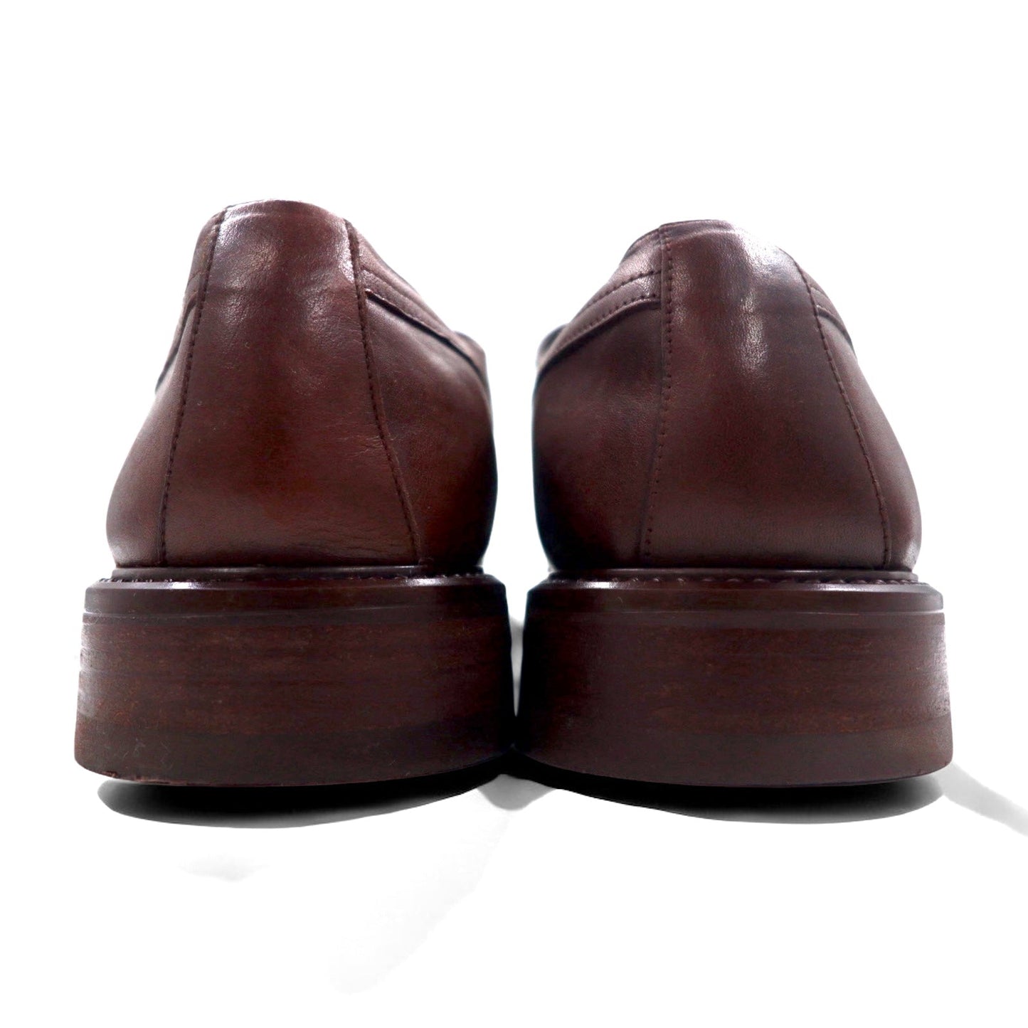L.Lambetazzi イタリア製 Uチップ ダービーシューズ ドレスシューズ 27cm ブラウン レザー 外羽根