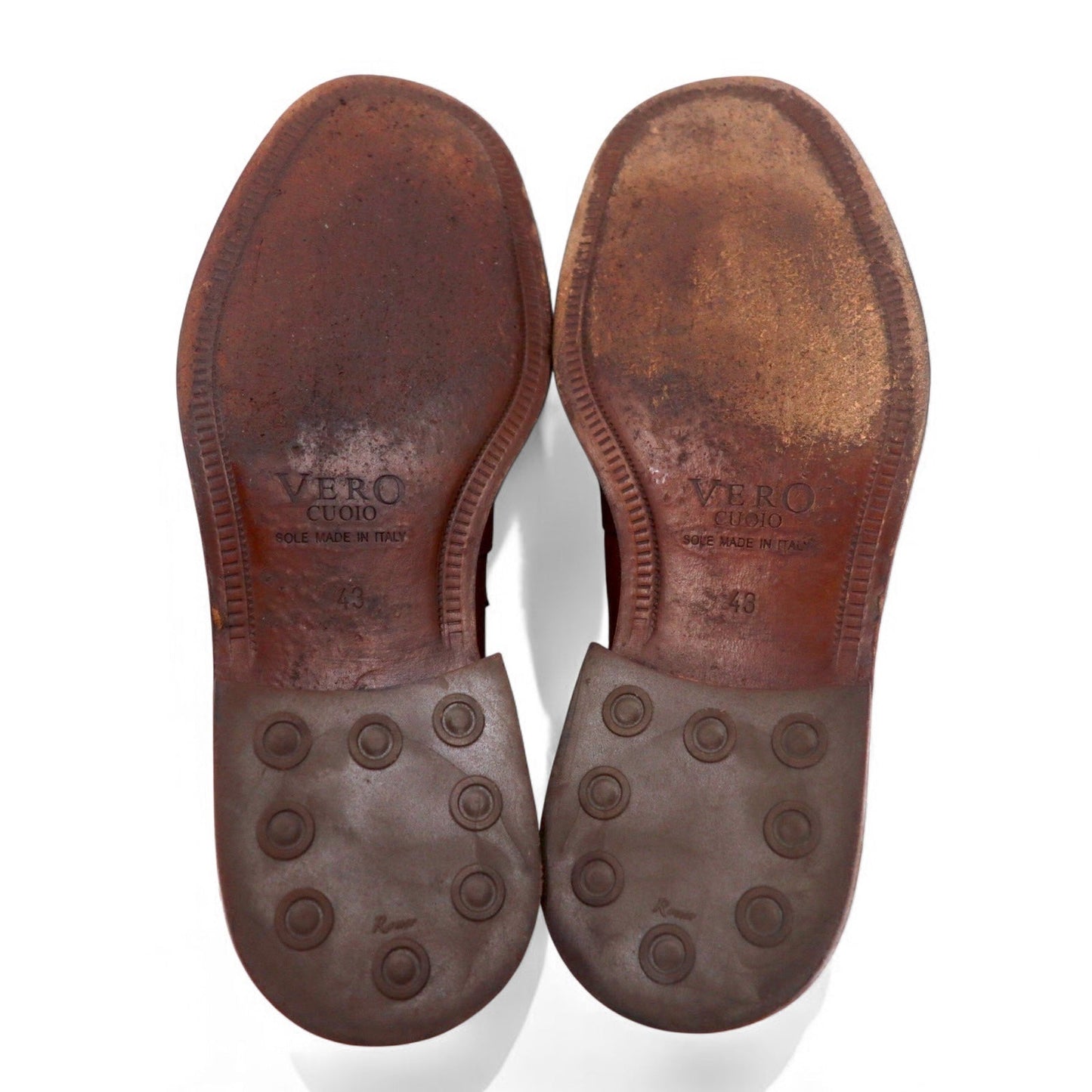 L.Lambetazzi イタリア製 Uチップ ダービーシューズ ドレスシューズ 27cm ブラウン レザー 外羽根