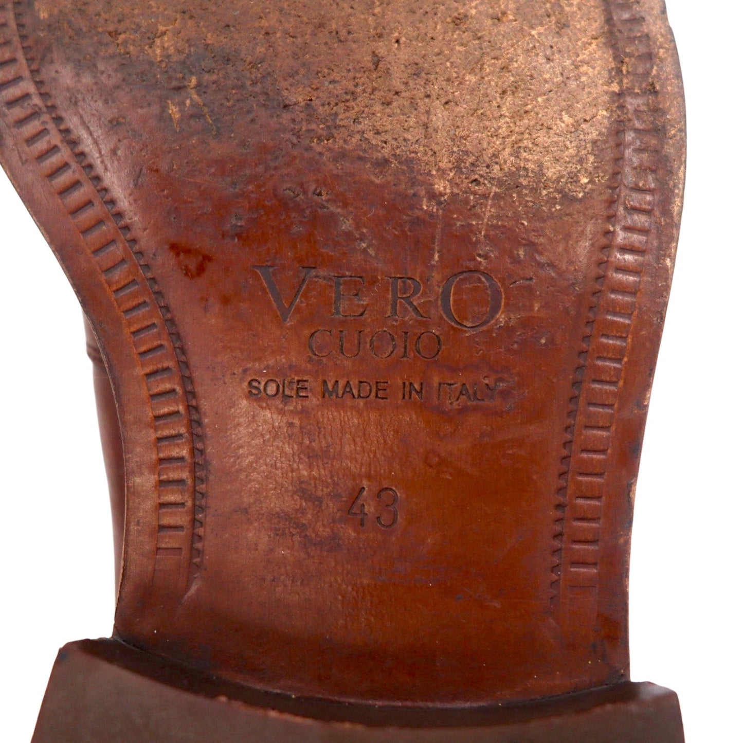 L.Lambetazzi イタリア製 Uチップ ダービーシューズ ドレスシューズ 27cm ブラウン レザー 外羽根