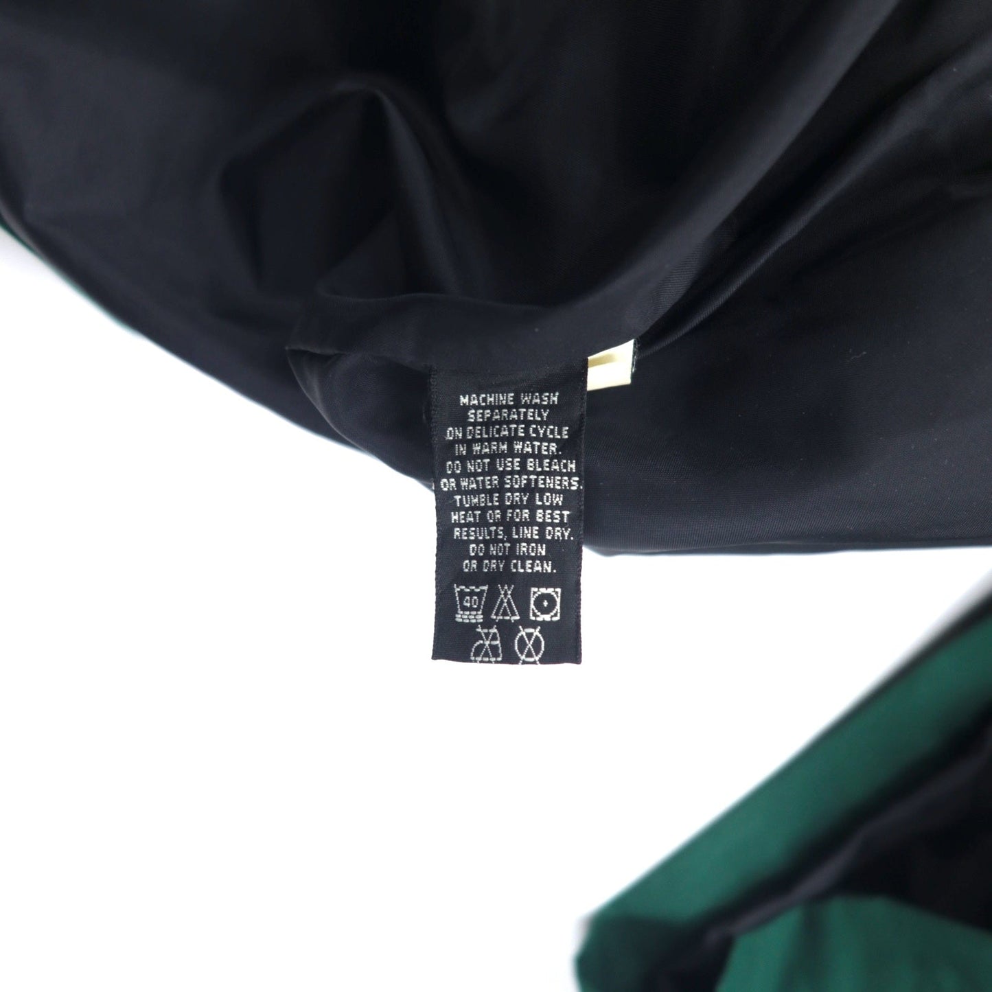 Eddie Bauer 90年代 65/35クロス マウンテンパーカー L グリーン ポリエステル コットン フリースライナー ドローコード ダブルジップ