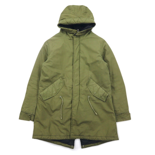 Denime モッズコート フィールドパーカー M カーキ 中綿 キルティングライナー DM15AW-223