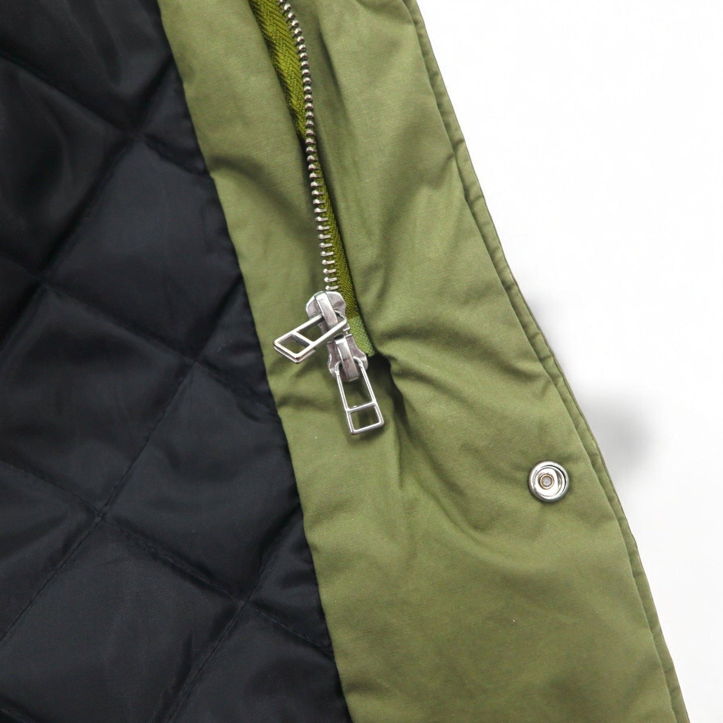 Denime モッズコート フィールドパーカー M カーキ 中綿 キルティングライナー DM15AW-223