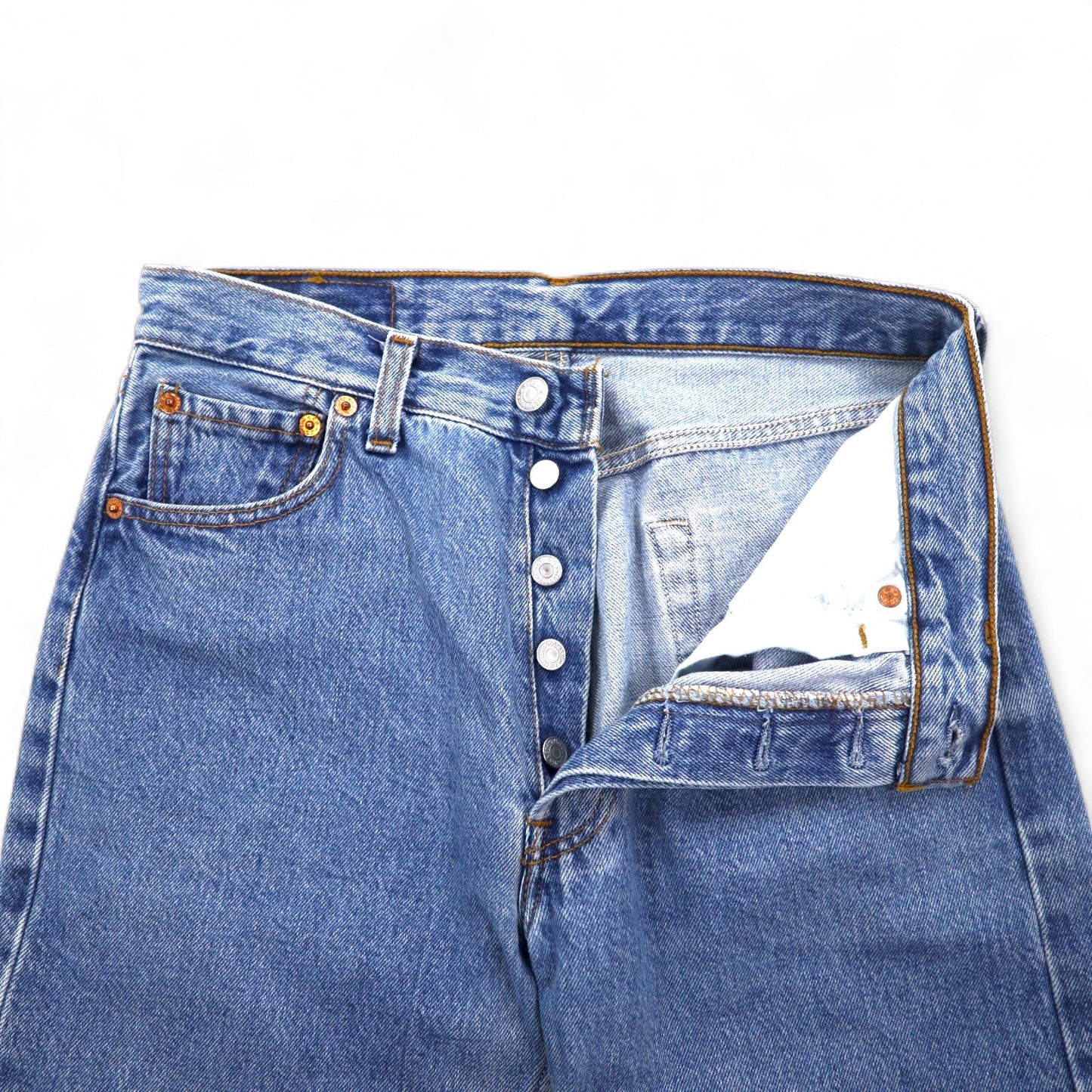 Levi's 90年代 スペイン製 ユーロリーバイス 501 デニムパンツ M インディゴ ブルー ボタンフライ 5010114