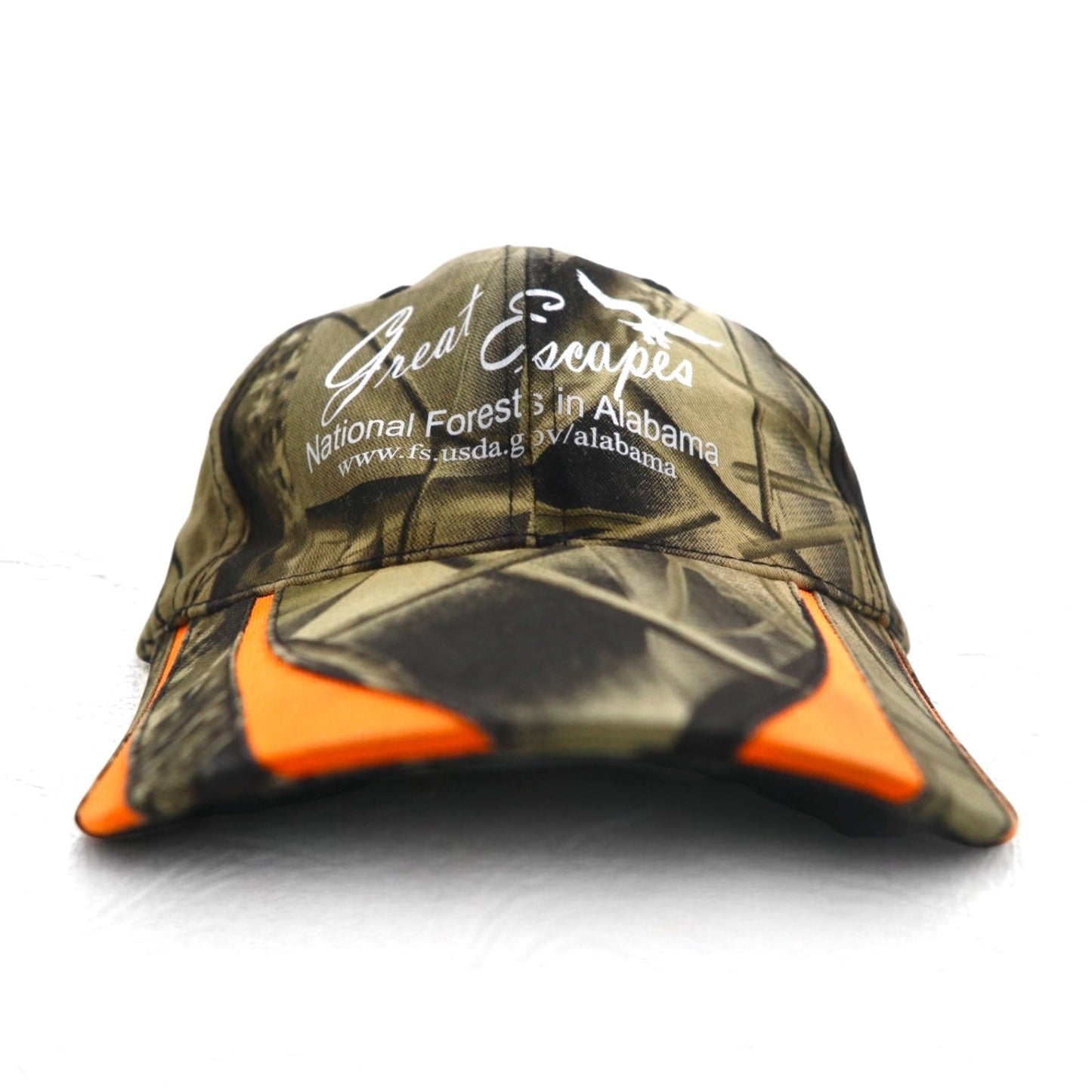 Great Escapes リアルツリー カモフラ アウトドア キャップ FREE ベルト カーキ マジックテープ