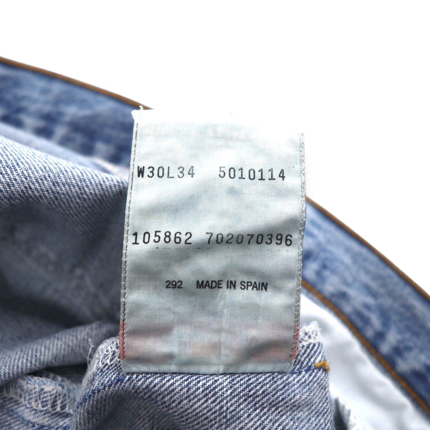 Levi's 90年代 スペイン製 ユーロリーバイス 501 デニムパンツ M インディゴ ブルー ボタンフライ 5010114